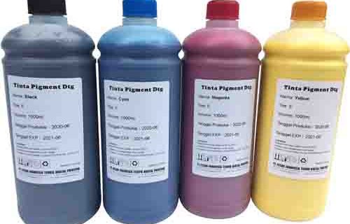 Tinta Pigment DTG Tipe E/P Warna CMYK