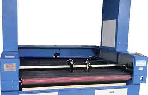 Laser Cutting Machine With Panoramic Camera And Conveyor System Tipe JY-1814FQ-2